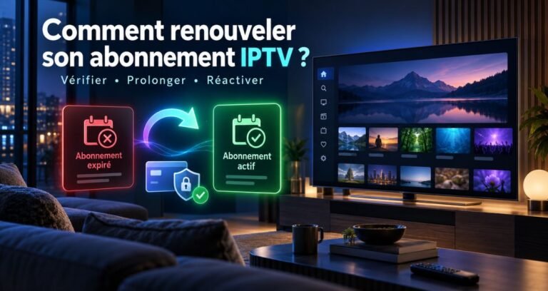 Comment renouveler son abonnement IPTV