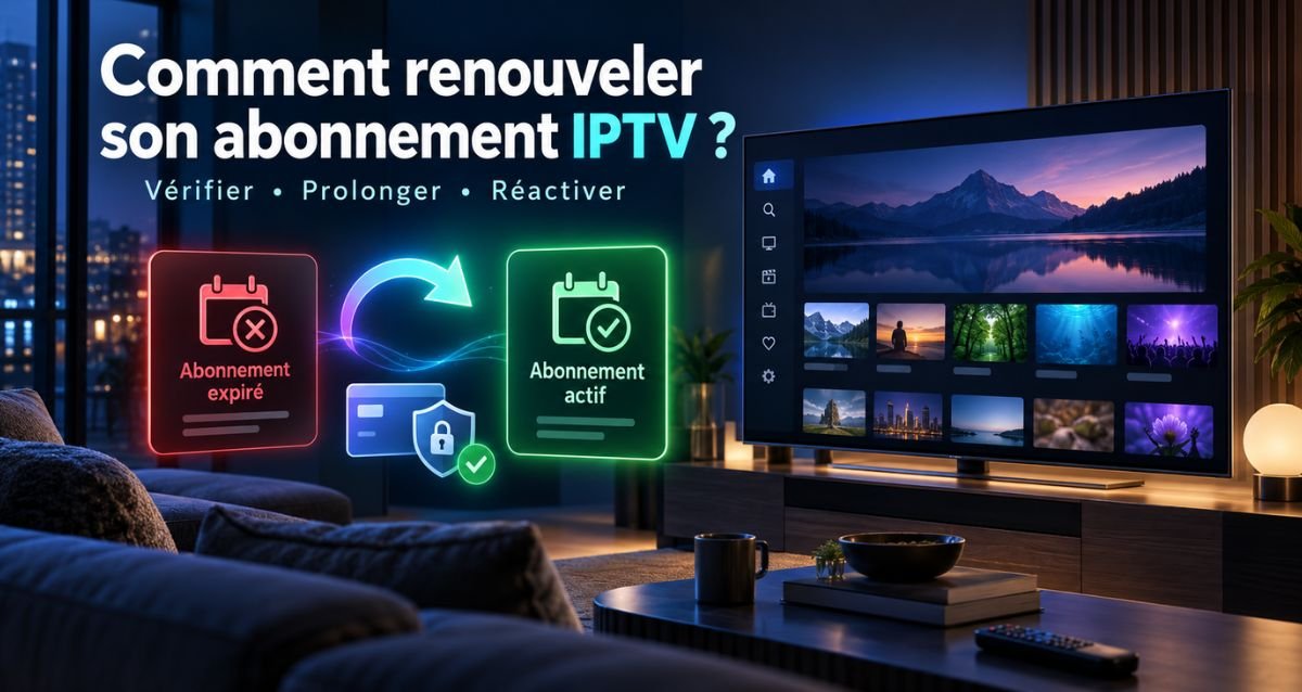 Comment renouveler son abonnement IPTV