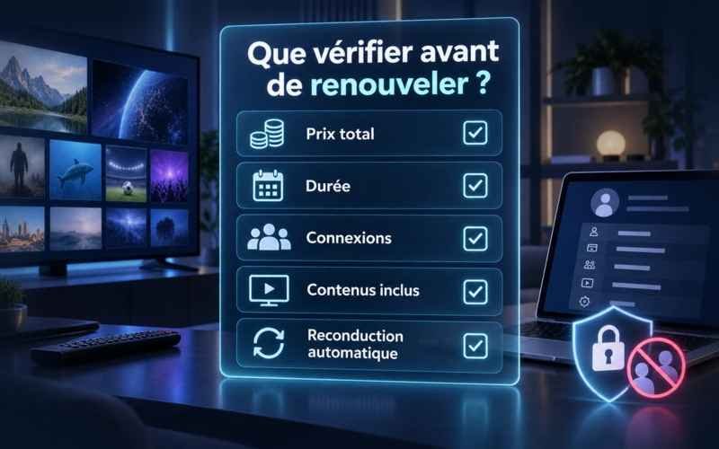 Que vérifier avant de renouveler ?